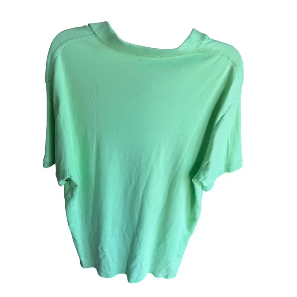 Polo Ralph Lauren Custom Fit Polo Shirt Men’s Large Green Short Sleeve Cotton
